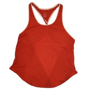 NWT Urban OutfittersTwist Back Tank  Mandarin Orange & White Size M